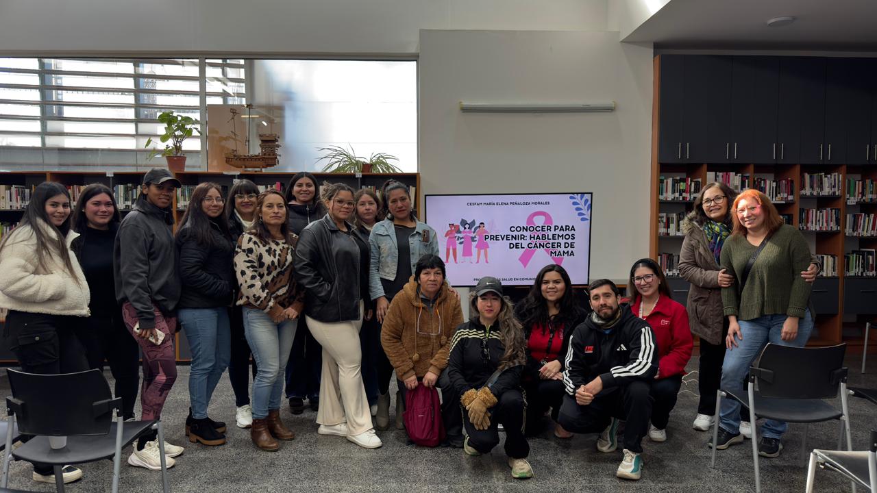CESFAM y Programa Más Salud en Comunidad refuerzan la prevención del cáncer de mama